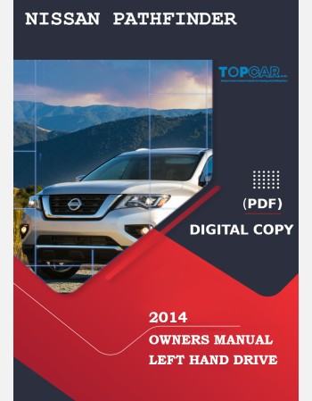 nissan pathfinder 2014 owners manual in english